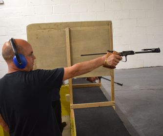Jeremy shoots 'long barrelled pistol' (LBP)